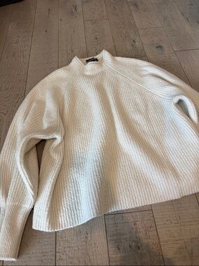 Express White Knit Sweater - Women